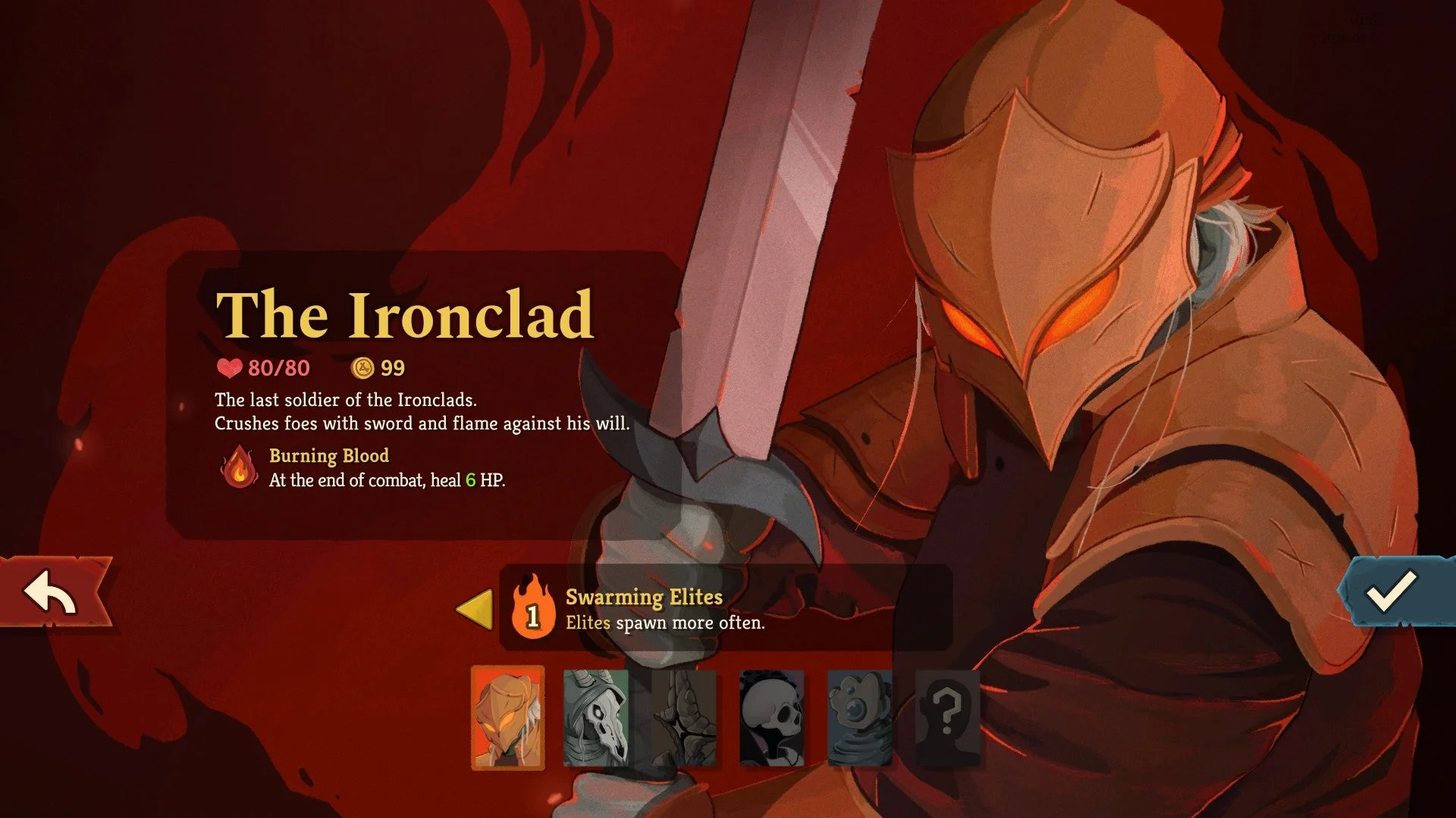 Ironclad character portrait in Slay the Spire 2